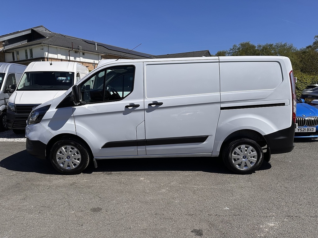 Ford Transit Custom 300 Ecoblue Leader L1h1 Euro 6 Ac 2023 U2629 Ule WN23ZBY White #5