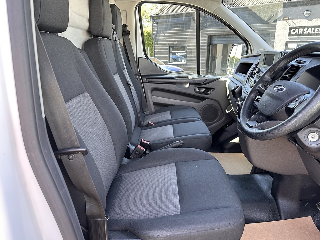 Ford Transit Custom 300 Ecoblue Leader L1h1 Euro 6 Ac 2023 U2629 Ule WN23ZBY White #2