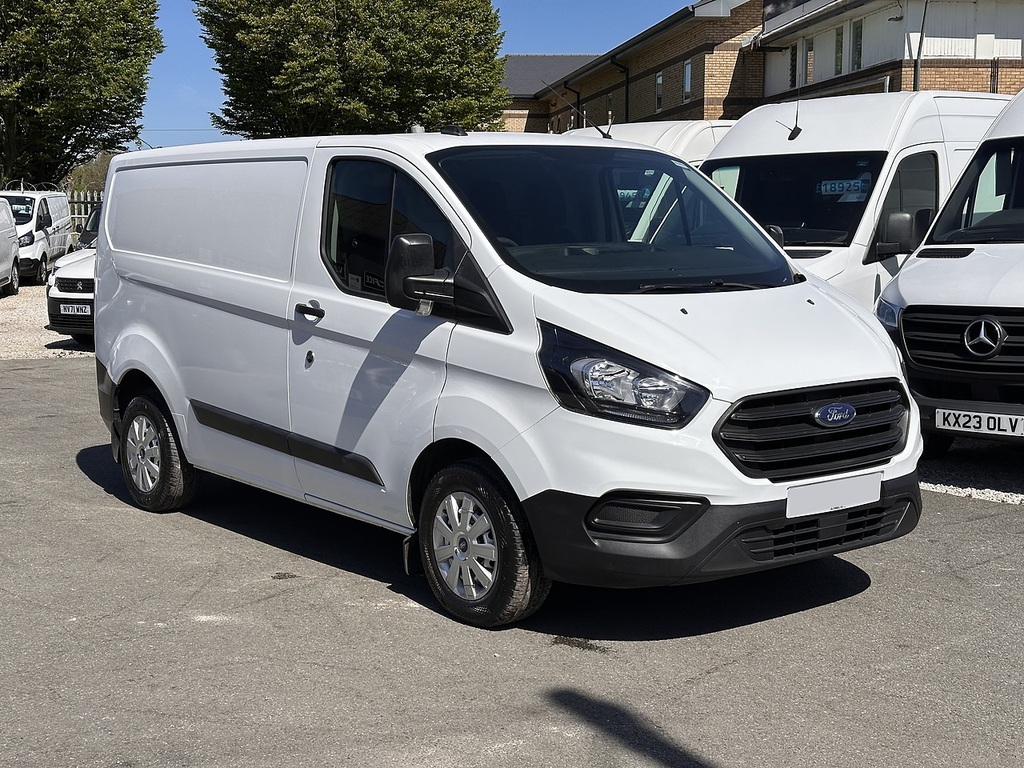 Ford Transit Custom 300 Ecoblue Leader L1h1 Euro 6 Ac 2023 U2629 Ule WN23ZBY White #3