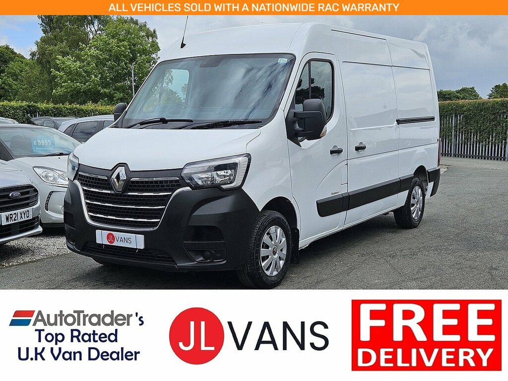 Renault Master Dci 33 Business L2h2 Euro 6 135Ps Ac 2021 U2642 White