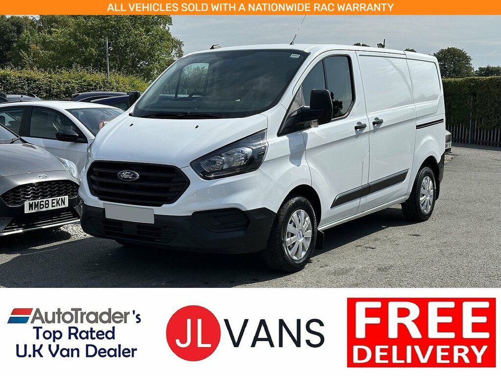 Ford Transit Custom 300 Ecoblue Leader L1h1 Euro 6 Ac 2021 U2663 Ule White