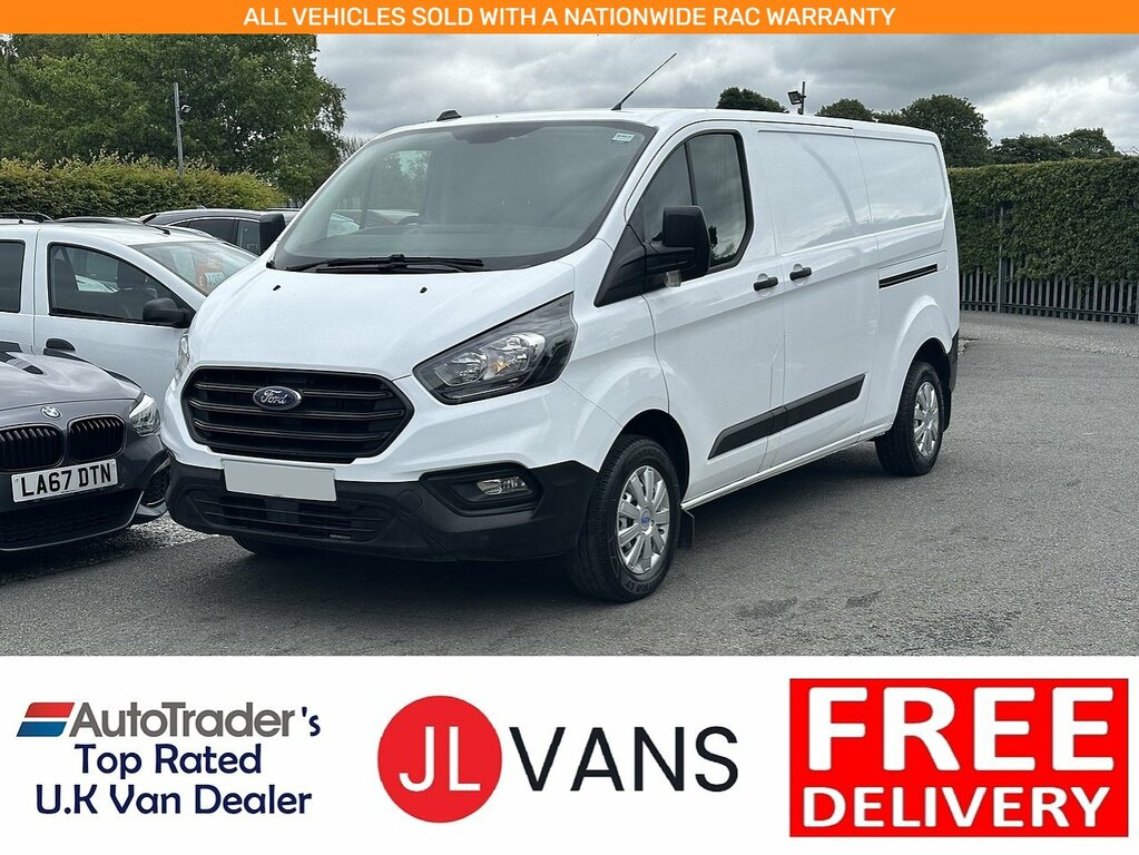 Ford Transit Custom 300 Ecoblue Leader L2h1 Euro 6 Ac 2022 U2664 Ule White