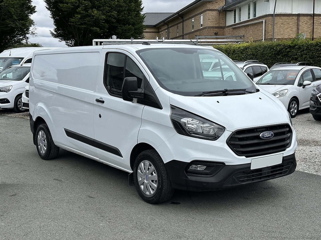 Ford Transit Custom 300 Ecoblue Leader L2h1 Euro 6 Ac 2022 U2664 Ule AE22KTF White #3
