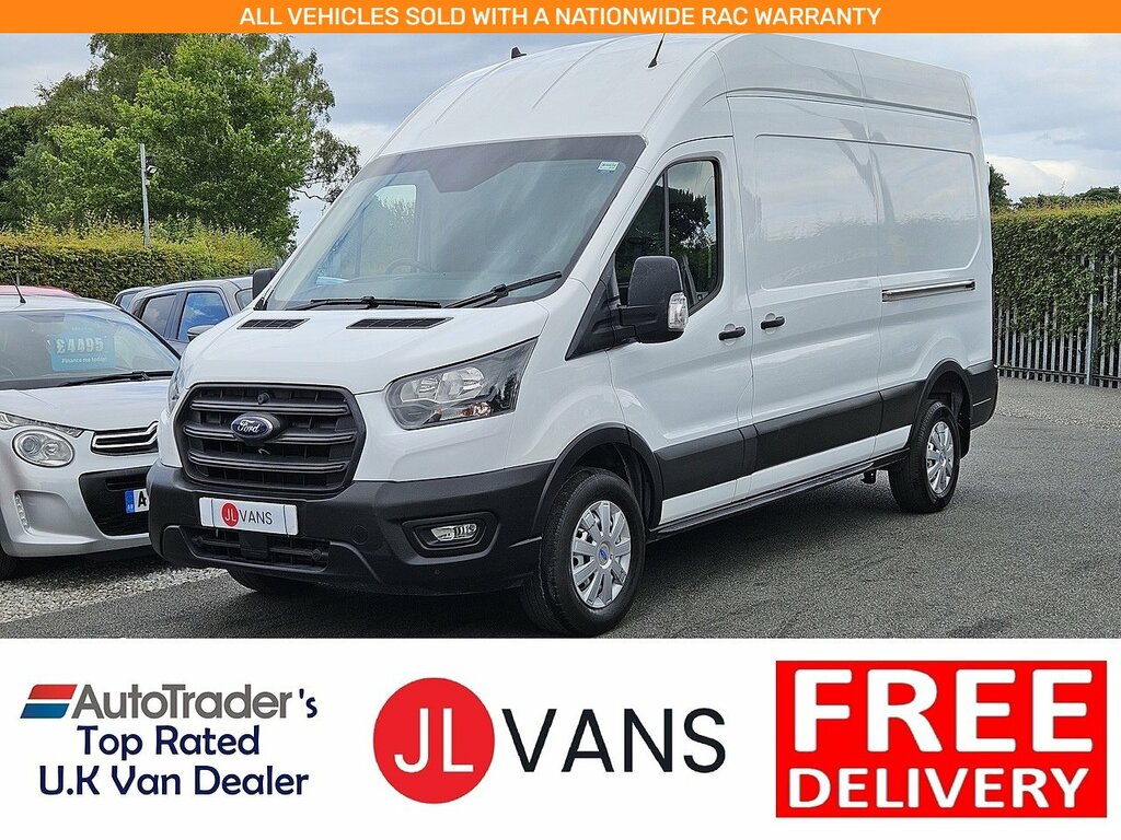Ford Transit Custom 350 Ecoblue Leader L3h3 Euro 6 130Ps 2023 U2668 White