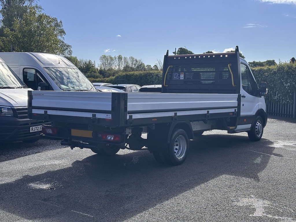 Ford Transit Custom 350 Ecoblue Mhev Leader Dropside L4 Rwd Euro 6 130 MW72LSK White #6