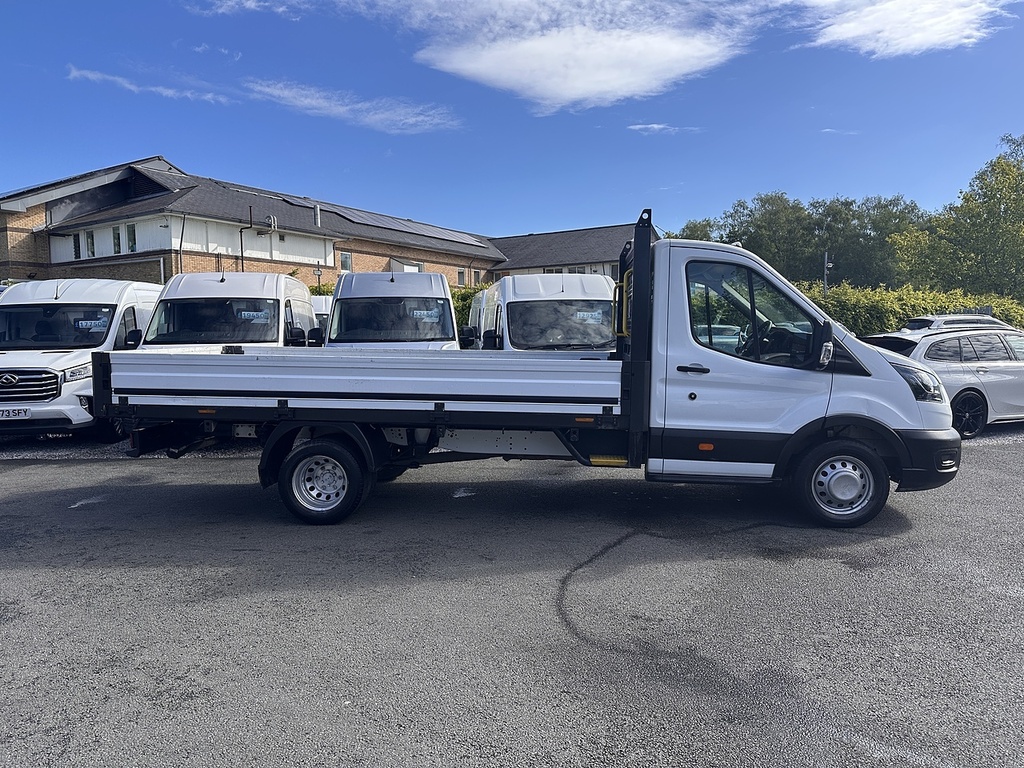 Ford Transit Custom 350 Ecoblue Mhev Leader Dropside L4 Rwd Euro 6 130 MW72LSK White #3