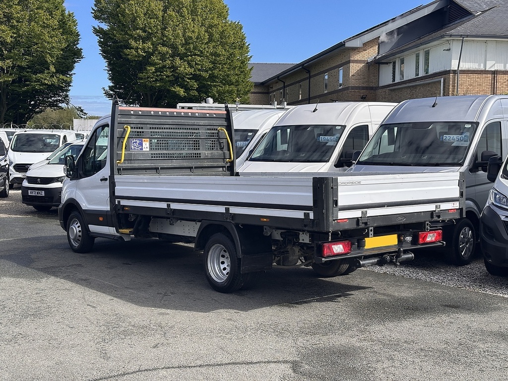 Ford Transit Custom 350 Ecoblue Mhev Leader Dropside L4 Rwd Euro 6 130 MW72LSK White #5