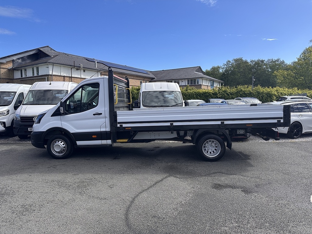 Ford Transit Custom 350 Ecoblue Mhev Leader Dropside L4 Rwd Euro 6 130 MW72LSK White #4