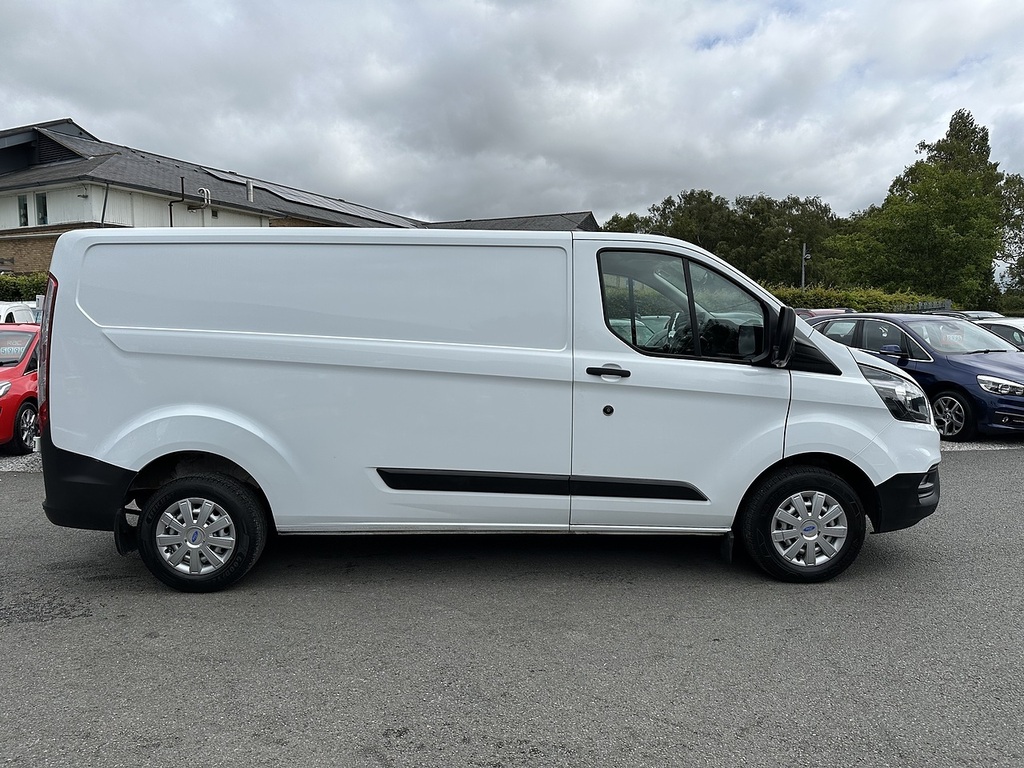 Ford Transit Custom 300 Ecoblue L2h1 Euro 6 2019 U2675 Ulez CT19XKA White #4