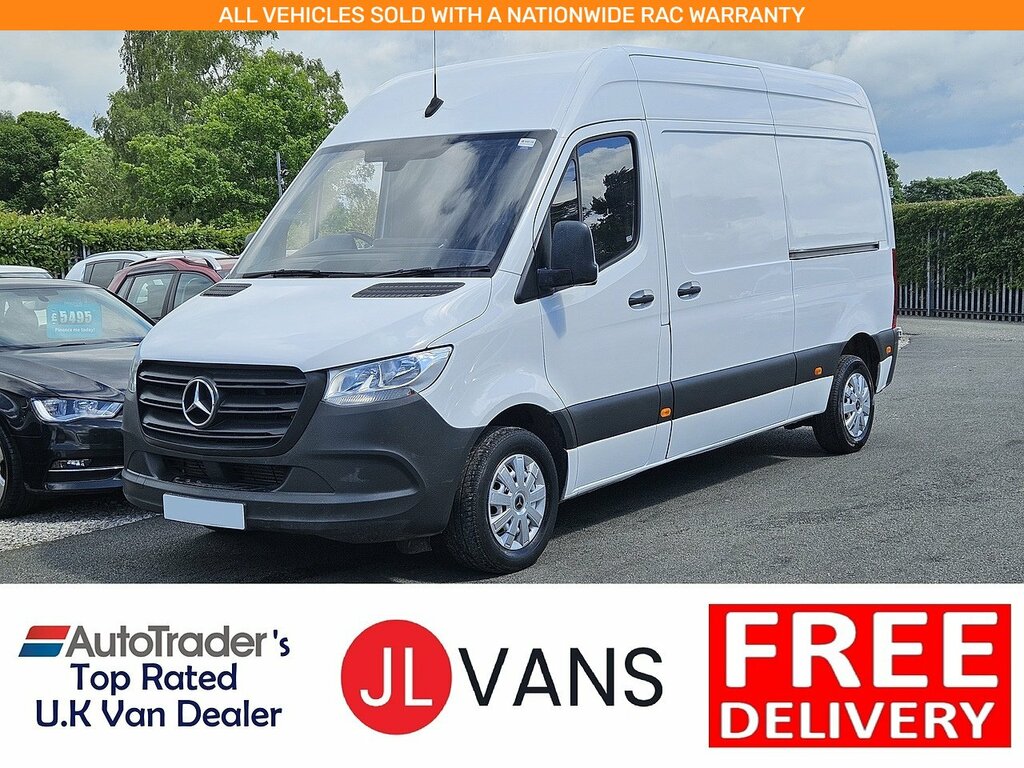 Mercedes-Benz Sprinter 315 Cdi Progressive L2h2 Euro 6 150Ps 2021 U2707 White
