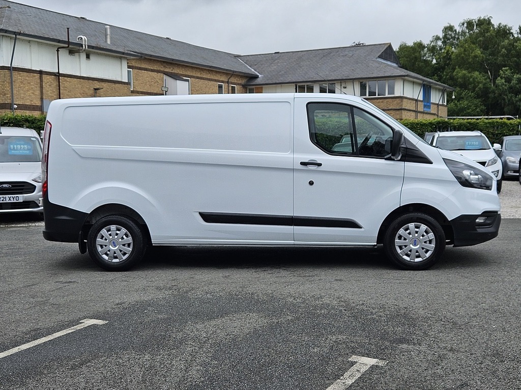 Ford Transit Custom 300 Ecoblue Leader L2h1 Euro 6 Ac 2021 U2709 Ule AF71MVU White #4