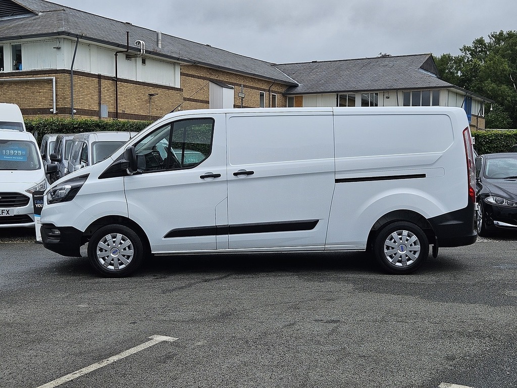 Ford Transit Custom 300 Ecoblue Leader L2h1 Euro 6 Ac 2021 U2709 Ule AF71MVU White #5