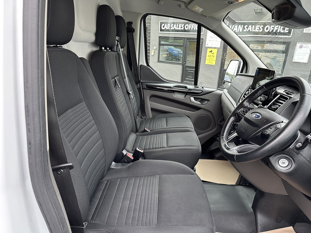 Ford Transit Custom 300 Ecoblue Limited L1h1 Euro 6 130Ps 2022 U2726 LC22GJY White #2