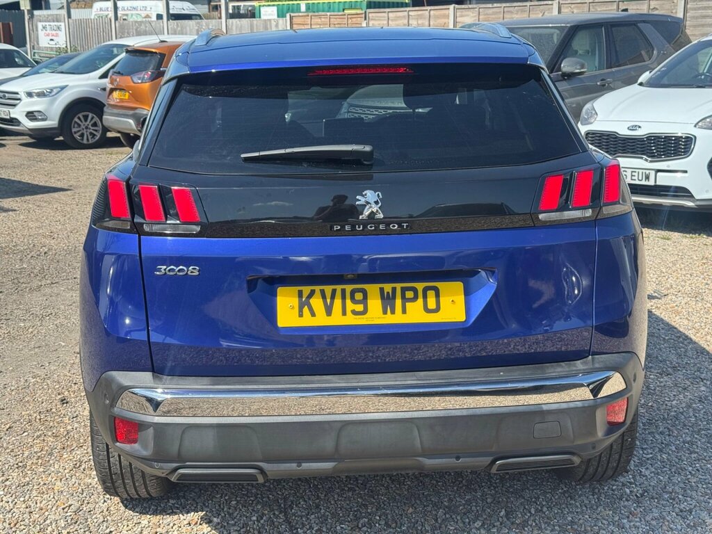 Peugeot 3008 1.2 Puretech Allure Eat Euro 6 Ss KV19WPO Blue #4