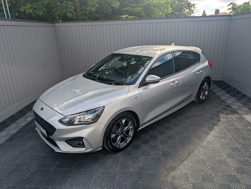 Ford Focus 1.0T Ecoboost St-line Euro 6 Ss RV69TOJ Silver #4