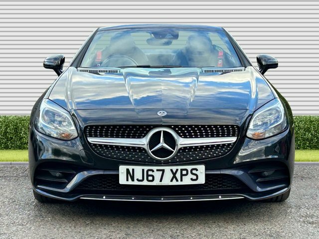 Mercedes-Benz SLC 2017 2.1 Slc250d Amg Line Convertible G Black #3