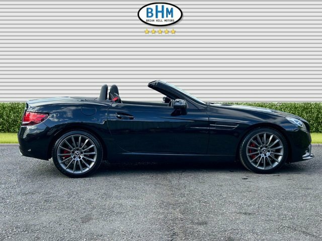 Mercedes-Benz SLC 2017 2.1 Slc250d Amg Line Convertible G Black #2