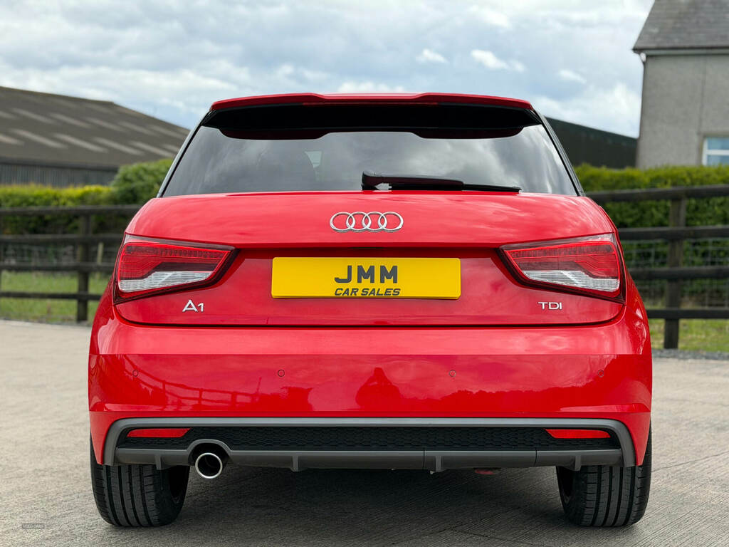 Audi A1 1.6 Tdi S Line YY17BGX Red #5