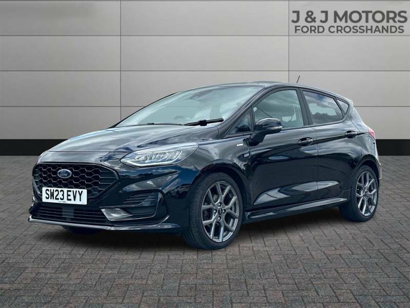 Ford Fiesta 1.0 Ecoboost St-line - 2023 23 SW23EVY Black #3
