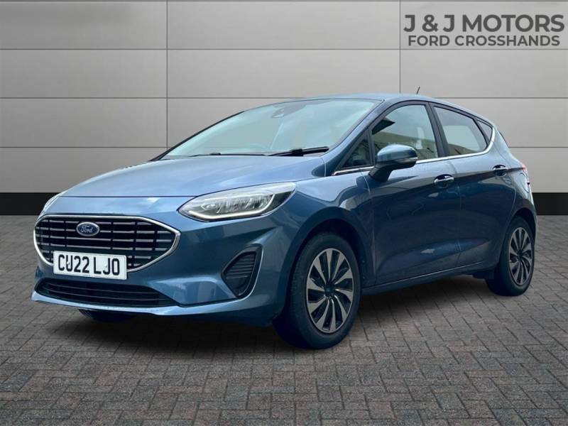 Ford Fiesta 1.0 Ecoboost Titanium - 2022 22 CU22LJO Blue #4