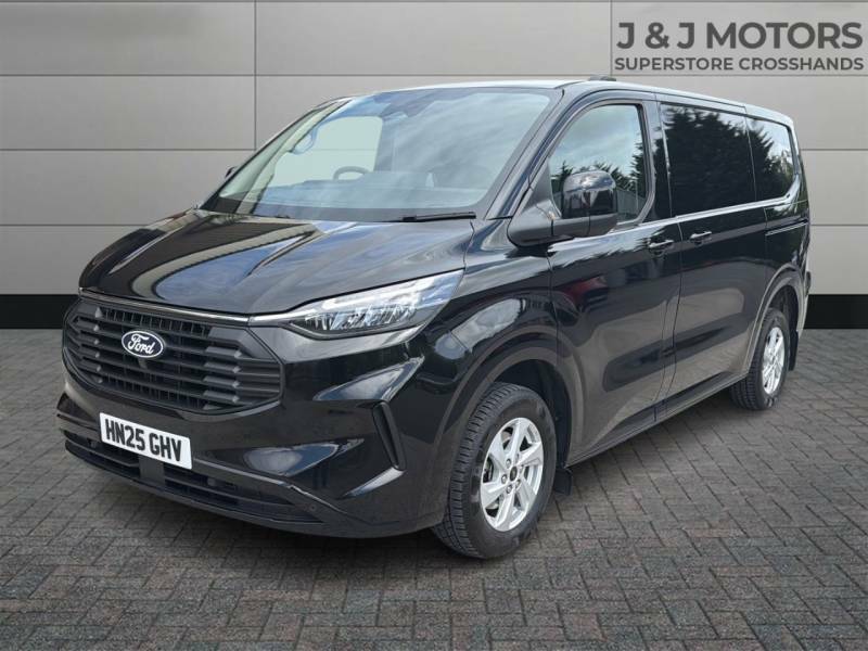 Ford Transit Custom 2.0 Ecoblue 136Ps H1 Van Limited - 2025 25 HN25GHV Black #3