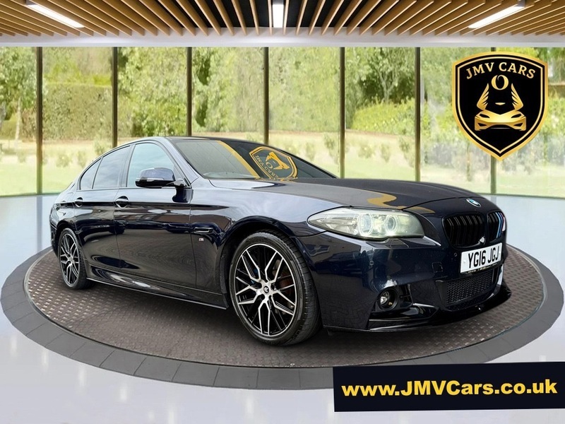 BMW 5 Series 520D M Sport YG16JGJ Black #5