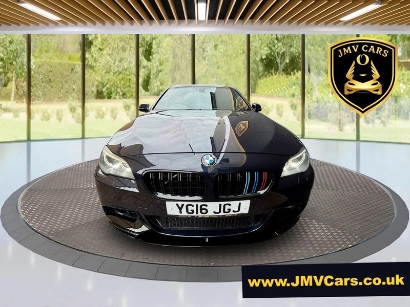 BMW 5 Series 520D M Sport YG16JGJ Black #3