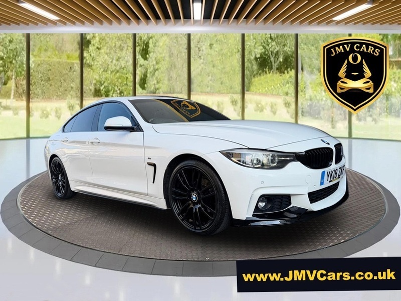 BMW 4 Series Gran Coupe 420I M Sport Gran YK18ZKF White #4