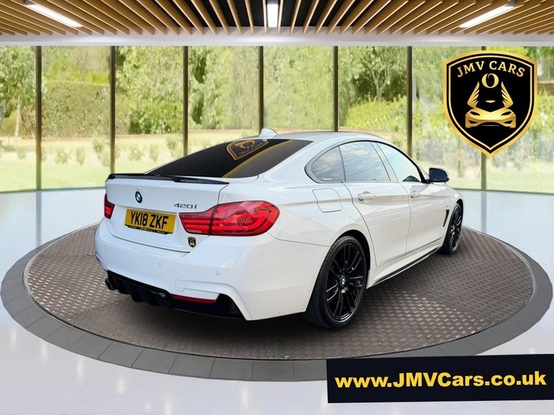 BMW 4 Series Gran Coupe 420I M Sport Gran YK18ZKF White #5