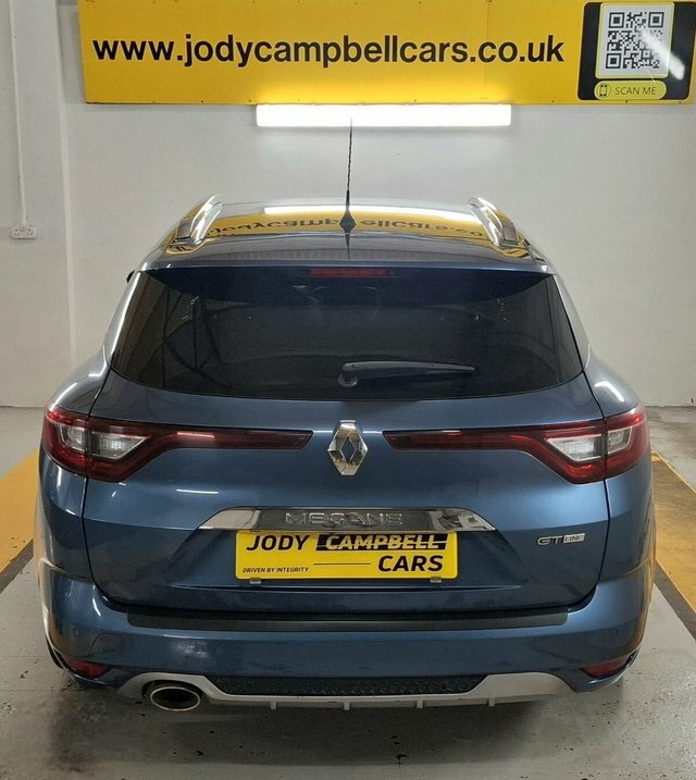 Renault Megane 2019 1.3 Tce Gt Line Sport Tourer Manua BN69SNX Blue #4