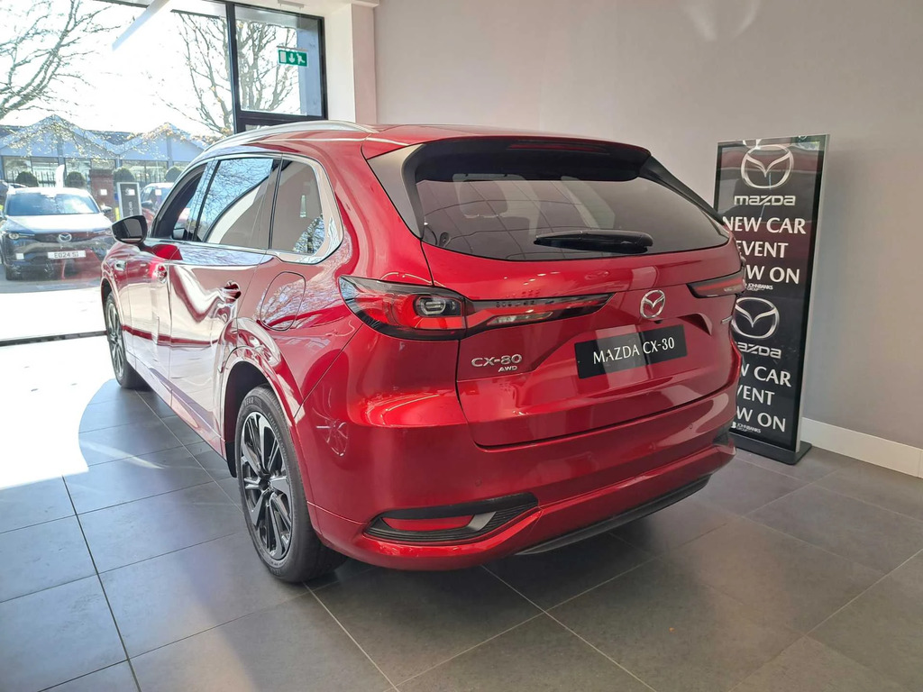 Mazda CX-80 2.5 Phev Homura Plus Awd Convdappan Red #5