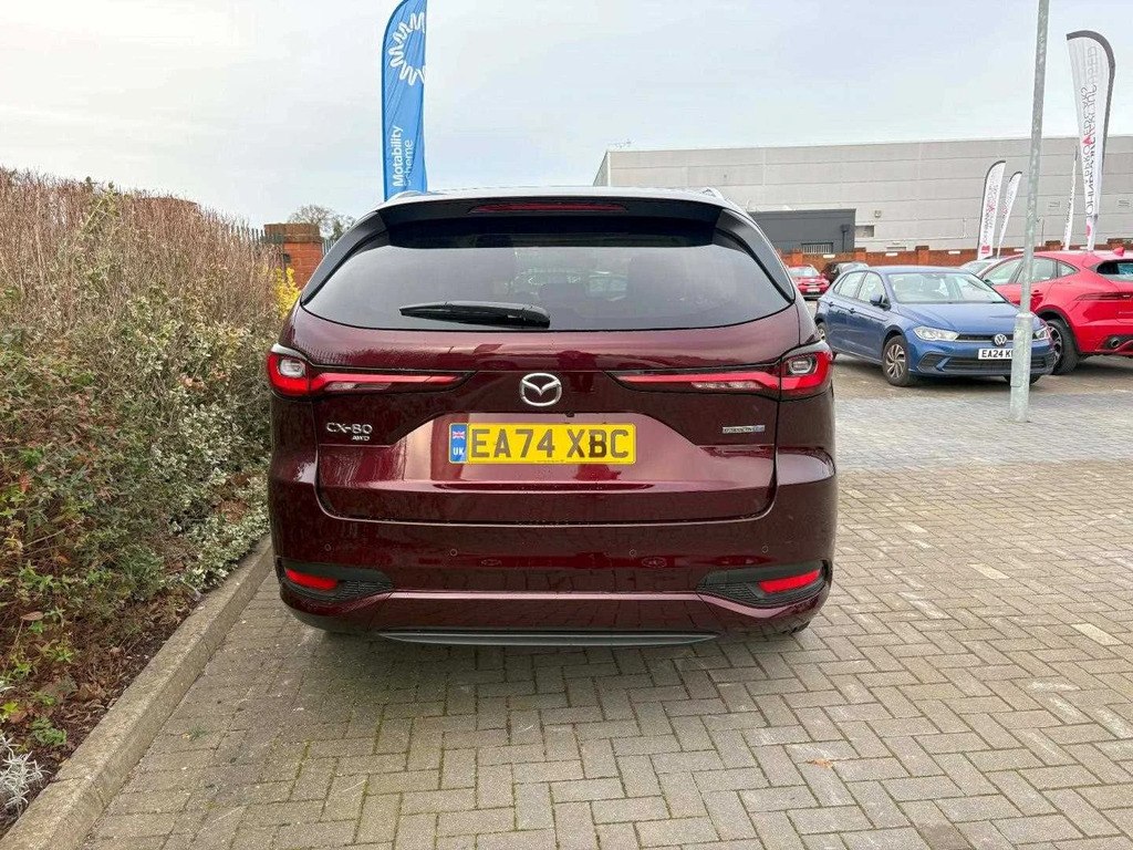 Mazda CX-80 2.5 Phev Takumi Plus Awd Convdappan Red #6