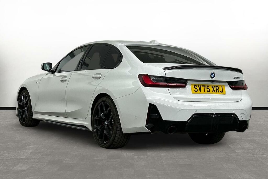 BMW 3 Series 320I M Sport Saloon SV75XRJ White #2