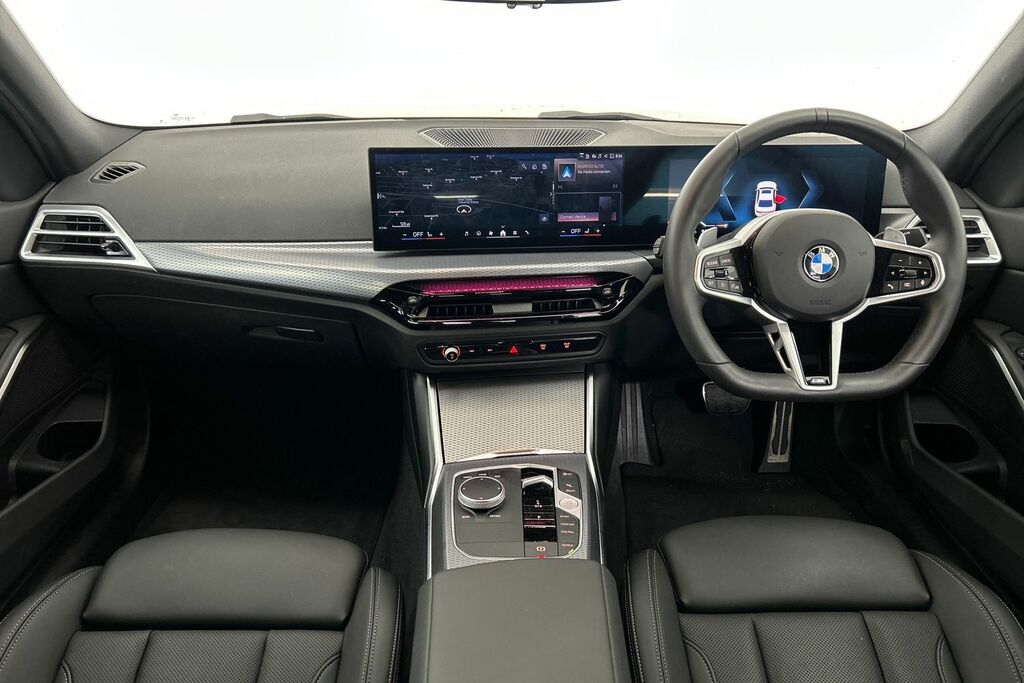 BMW 3 Series 320I M Sport Saloon SV75XRJ White #4