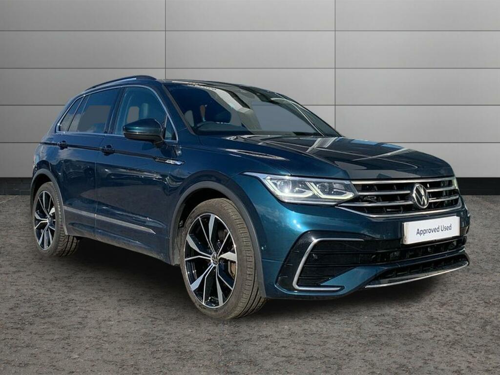 Volkswagen Tiguan 2.0 Tdi 200Ps R-line 4Motion Dsg FT70PXW Blue #2