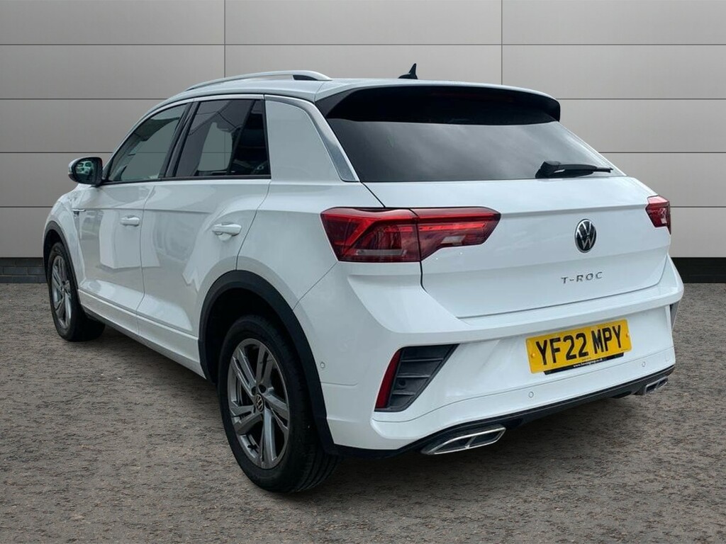 Volkswagen T-Roc 1.5 Tsi 150Ps R-line Dsg YF22MPY White #5