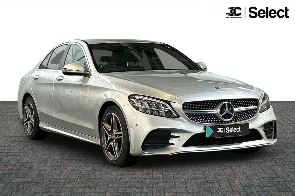 Mercedes-Benz C Class 1.5 C200 Mhev Eq Boost Amg Line G-tronic Euro 6 Silver
