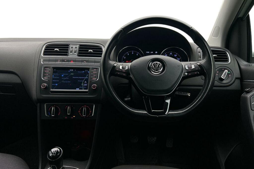 Volkswagen Polo 1.0 Bluemotion Tech Match Euro 6 Ss SV66JXP White #5