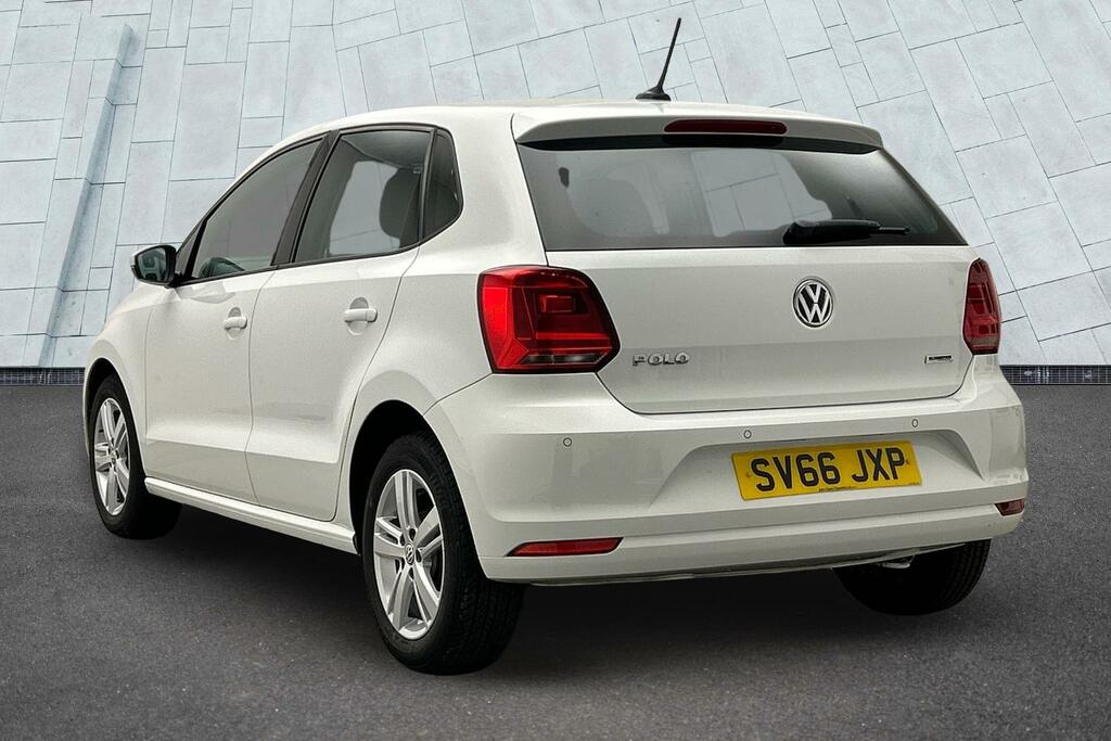 Volkswagen Polo 1.0 Bluemotion Tech Match Euro 6 Ss SV66JXP White #2