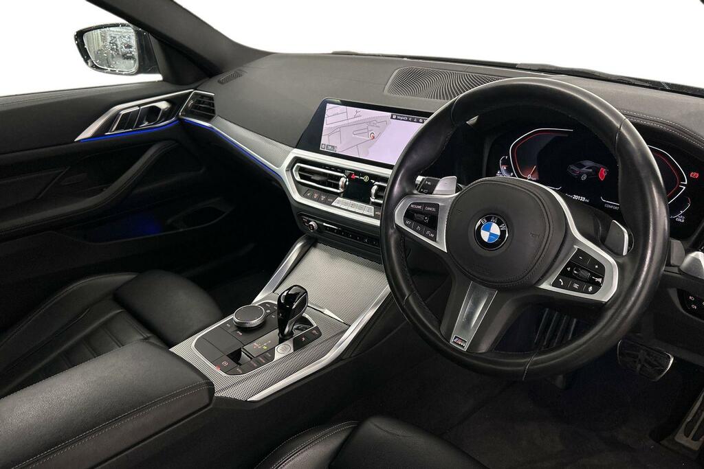 BMW 4 Series Gran Coupe 420D Xdrive M Sport Coupe Black #6