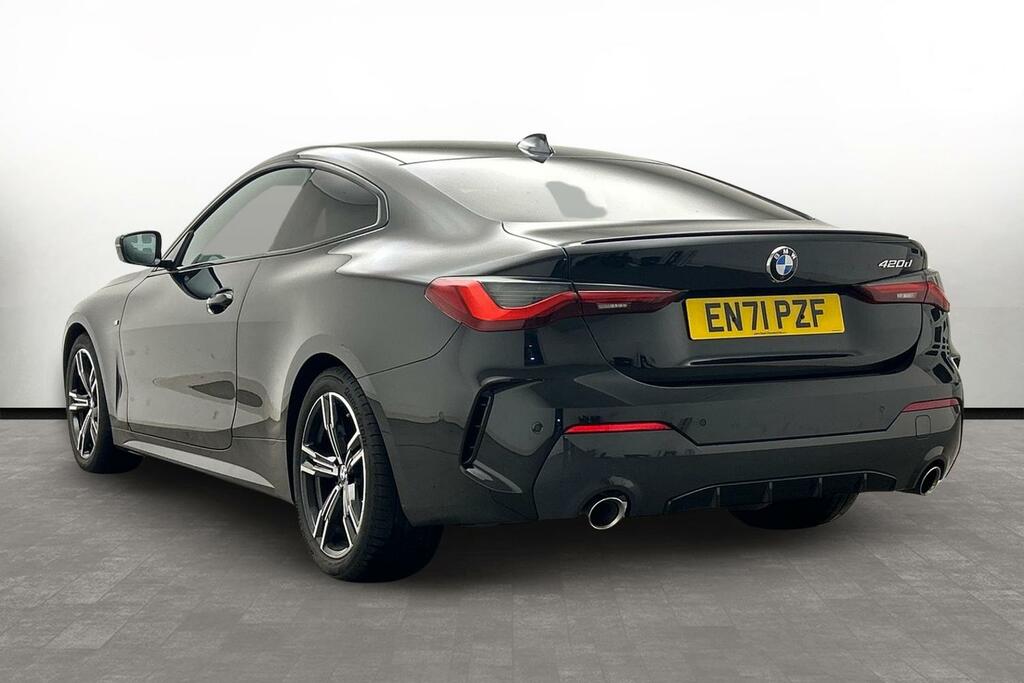 BMW 4 Series Gran Coupe 420D M Sport Coupe EN71PZF Black #2