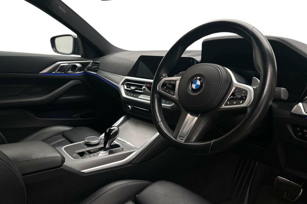 BMW 4 Series Gran Coupe 420D M Sport Coupe EN71PZF Black #6