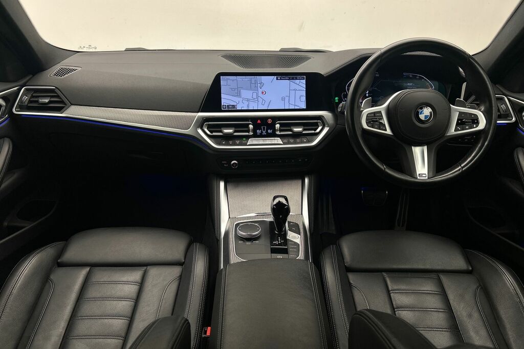 BMW 4 Series Gran Coupe 420D M Sport Coupe EN71PZF Black #4