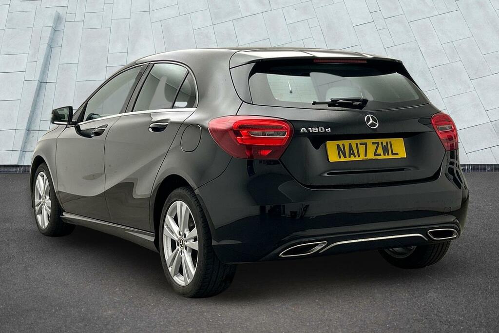 Mercedes-Benz A Class 1.5 A180d Sport Euro 6 Ss NA17ZWL Black #2