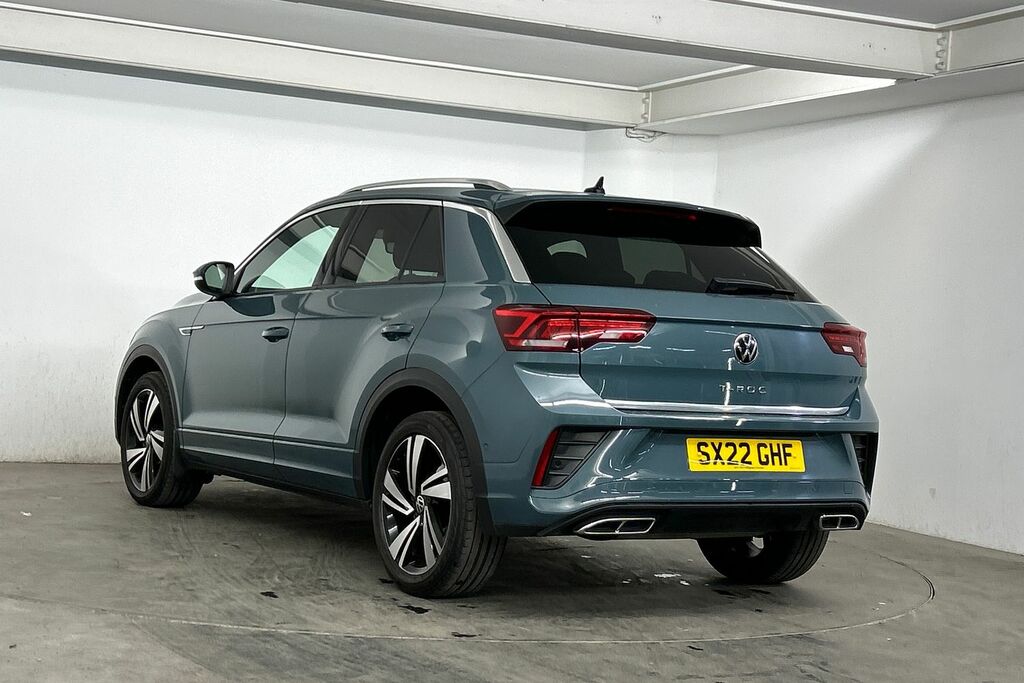 Volkswagen T-Roc 1.5 Tsi R-line Dsg SX22GHF Blue #3