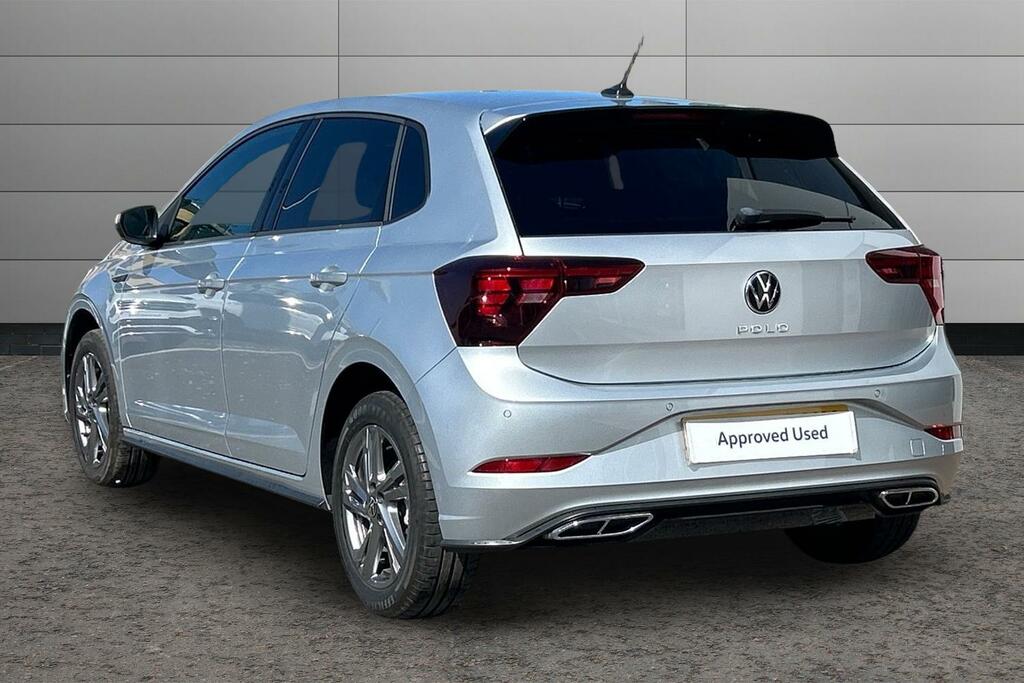 Volkswagen Polo 1.0 Tsi 110 R-line Dsg Silver #3