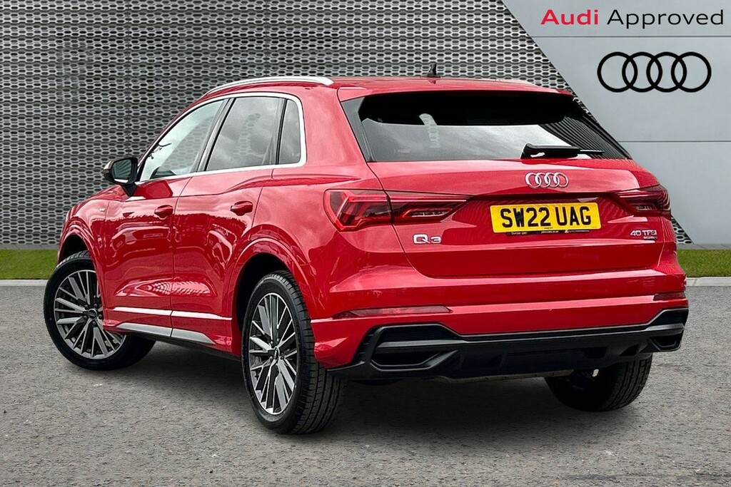 Audi Q3 S Line 40 Tfsi Quattro 190 Ps S Tronic SW22UAG Red #3