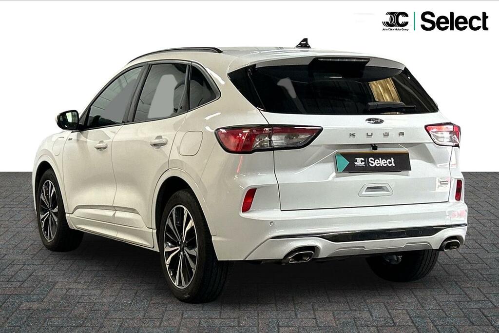 Ford Kuga 2.5 Ecoboost Duratec 14.4Kwh St-line Cvt Euro 6 S SL21KFN White #4