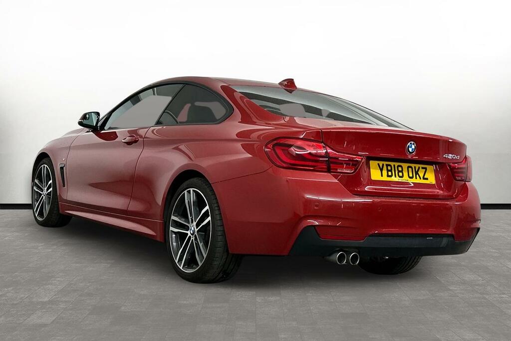 BMW 4 Series Gran Coupe 420D M Sport Coupe YB18OKZ Red #2