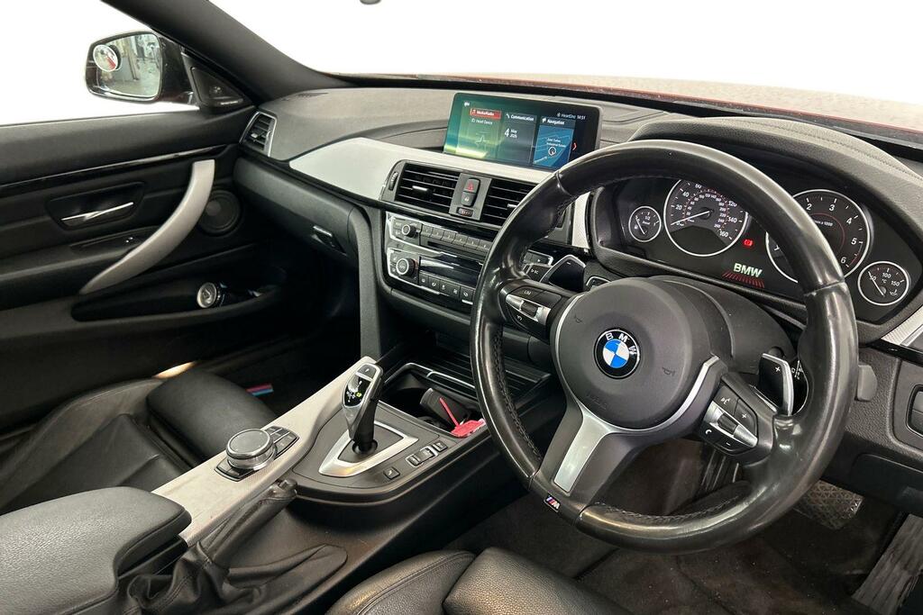 BMW 4 Series Gran Coupe 420D M Sport Coupe YB18OKZ Red #6